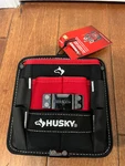 Husky 7 In. 3-POCKET Clip On Tool Belt Tape & Pencil Pouch Heavy Duty Storage. Fixed Price $16.79.