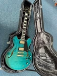 Semi-acoustic Electric Guitar Seventy Exrubato-ctm-jt S/NSS20289 With Case. Fixed Price $1538.00.
