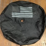 218-20 Jeep Wrangler Jl Black American Flag Spare Tire Cover Oem# 82215439AB/WH2. Fixed Price $56.25.