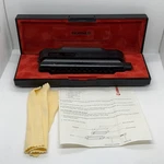 Hohner CX12 Chromatic Harmonica Black Plastic Matte Finish With Case. Fixed Price $129.00.