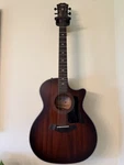 Taylor V-class Grand Auditorium 324CE Acoustic Guitar Mahogany Ebony Brown 38439. Fixed Price $1820.00.