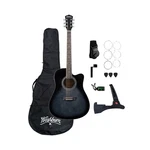 Washburn WA90CE Acoustic-electric Guitar Kit Dreadnought Cutaway, Built-. Fixed Price $130.07.