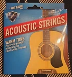 First Act Acoustic Guitar Strings Lite Gauge Warm Tone Bronze Roundwound New. Fixed Price $8.99.