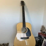 Squier Fender Acoustic Guitar 093-0300-021 Plus Protective Cover Bag. Fixed Price $135.20.