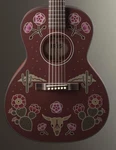 Iris MS00 2024 Limited Edition Of 12 Acoustic Guitar Hand-painted By Sarah. Fixed Price $3299.00.