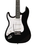 Austin AST100LBK Classic Double Cutaway Lh Black. Fixed Price $249.99.