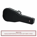 Gator Dreadnought Guitar Case Fits Ibanez GA35TCEDVS, PF1512NT, SGT120NT, V70CE. Fixed Price $179.99.