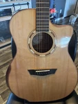 Washburn WCG66SCE-O Comfort Series Acoustic-electric Guitar Spalted Maple Natur. Fixed Price $600.00.