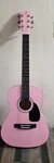 J. Reynolds Pink Acoustic Guitar. Fixed Price $119.00.