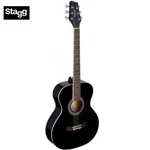 Stagg SA20A-BLK Full Size Auditorium Acoustic Guitar Black Finish. Fixed Price $159.99.