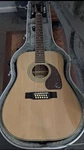 Epiphone DR-212/NAT String Acoustic Guitar With Hard Case.. Fixed Price $300.00.
