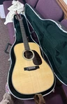 Martin Dreadnought Acoustic Guitar - Natural Finish, 20 Frets W/ Case. Fixed Price $2750.00.