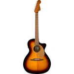 Fender Newporter Player Acoustic Electric Guitar, Walnut Fingerboard, Sunburst. Fixed Price $449.99.