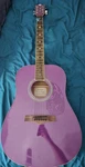Randy Jackson Studio Series Purple With Sparkles Acoustic Electric Guitar. Fixed Price $200.00.