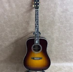 Sunset Color D45 Acoustic Guitar Ebony Fingerboard 6 String Luxury Model. Fixed Price $336.77.
