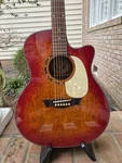 Dean Exotica Quilted Ash Acoustic-electric Cutaway Guitar (eqa Tbs) Cherryburst. Fixed Price $299.00.