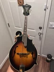 Oscar Schmidt OM40 Sunburst "f" Style Mandolin Includes Gator Case. Fixed Price $370.00.
