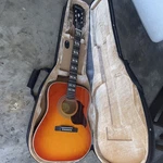 Epiphone Hummingbird Artist/fc Sunburst Acoustic Guitar With Case. Fixed Price $550.00.