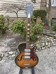 Video 1960 Harmony Silvertone H-1429 Sunburst Archtop Hollowbody Guitar. Fixed Price $989.00.