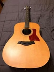 Taylor 110 Dreadnaught Acoustic Guitar With Original Soft Shell Case. Fixed Price $525.00.