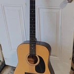 Harmony Dreadnought Acoustic Guitar, 6-STRING Right-handed Spruce Natural. Fixed Price $78.50.