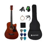 Joymusic Inch Acoustic Guitar Starter Kit Brown JG-38C. Fixed Price $79.50.