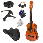 "30"" Left Handed Acoustic Guitar Kids Beginners W/case Mahogany". Fixed Price $61.35.