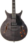 Washburn SH35 Semi-hollow Electric Guitar, Rosewood Fingerboard, Trans Black. Fixed Price $999.00.