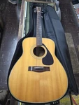 Yamaha FG-335 Dreadnought Acoustic Guitar Late 70'S W/ Gig Bag Free Ship. Fixed Price $329.95.