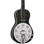 Ortega Americana Resonator Acoustic-electric Guitar, Mahogany, Distressed Denim. Fixed Price $499.99.