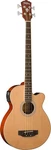 Washburn AB5 Cutaway Acoustic Electric Bass Guitar. Natural. Fixed Price $619.00.