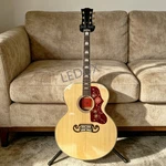 Flamed Back&side J200 Solid Spruce Top Acoustic Guitar Natural Abalone Inlay 101. Fixed Price $376.23.