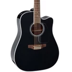 Takamine GD38CE 12-STRING Dreadnought A/e Guitar, Solid Spruce Top, Gloss Black. Fixed Price $1099.00.