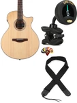Ibanez AE275BTLGS + Snark ST-8 Re Dunlop PVP101 Levy's M8POLYA-BLK Valu. Fixed Price $818.36.