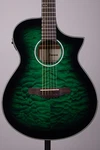 Ibanez AEWC16QA Acoustic-electric Guitar Transparent Emerald Burst. Fixed Price $399.99.