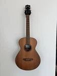 Breedlove Eco Discovery Concertina Acoustic Solid Top Guitar, Natural And Case. Fixed Price $250.00.