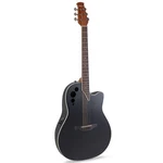Applause E-acoustic Guitar AE44-5S, Ms, Cutaway, Black Satin. Fixed Price $463.99.