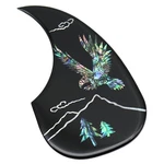 Abalone Eagle Design Self-adhesive Acoustic Guitar Pickguard Black For Martin. Fixed Price $12.76.
