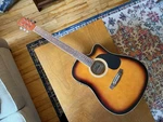 Pyle Electric / Acoustic PGAKT40 Sb 2000S Cherry Sun Burst Guitar. Fixed Price $245.99.
