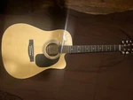 Johnson JG-610-CE-NA Players Series Dreadnought Cutaway Acoustic Electric Guitar. Fixed Price $190.00.