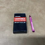 Dixon Prang Crayonex Crayons Refills Dozen Orchid Usa Nos. Fixed Price $6.99.