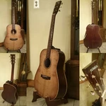 Martin 20+YEAR Old Indian Rosewood Dreadnought Back Set Custom Diy Guitar Kit. Fixed Price $505.00.