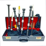 Great Scottish Highland Rosewood Bagpipes Silver Mounts Black Velvet Cover W/bag. Fixed Price $189.63.