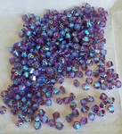 Swarovski 5328 4MM Bicone Beads, Iris AB2X (36PCS). Fixed Price $7.50.