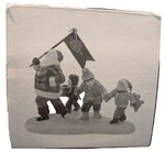 Department 56 The Original Snow Village "here Comes Santa" Stats Exclusive #7749. Fixed Price $15.00.