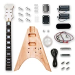 Diy Electric Guitar Kits Okoume Wood Body Maple Neck & Composite Ebony Fingerboa. Fixed Price $159.99.