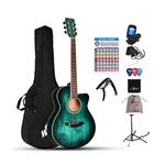 Winzz 40 Inches Acoustic Steel-string Guitar Beginner, Elegant Unique Color D.... Fixed Price $175.01.