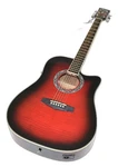 Ibanez PF28ECETRS Series Acoustic Guitar In Transparent Red Sunburst 0057. Fixed Price $263.99.