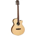 Tanglewood Super Folk Cutaway Acoustic Electric Guitar Natural. Fixed Price $379.99.