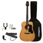 Sawtooth St-adn-d-beg Natural Mahogany Acoustic Guitar. Fixed Price $204.99.